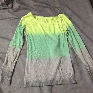 Long sleeve multicolored shirt
